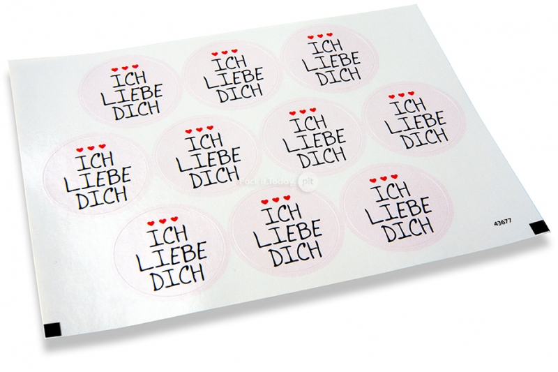 Sluitzegels liefde - Ich liebe dich