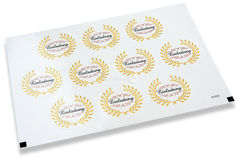 Pastilles adhésives thème fête - einladung