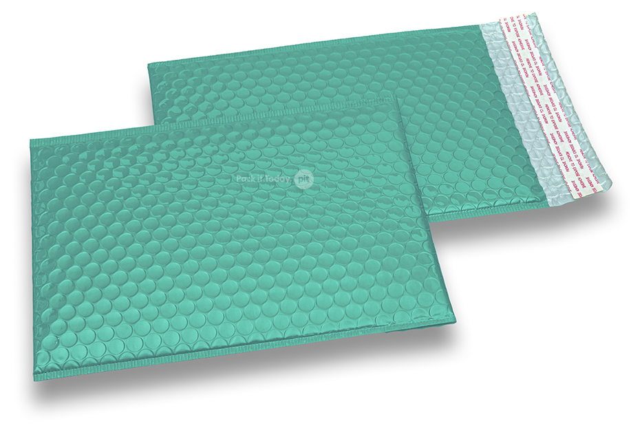 Mintgroene luchtkussen enveloppen hoogglans