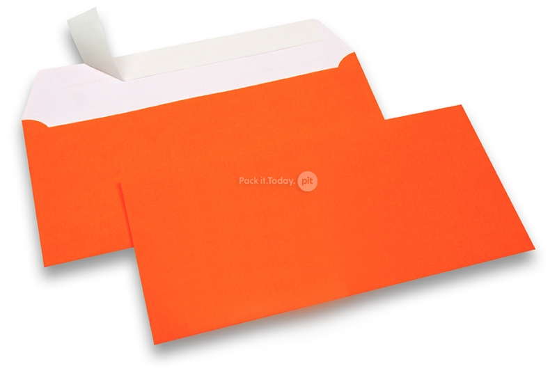 Neon enveloppen - oranje, zonder venster