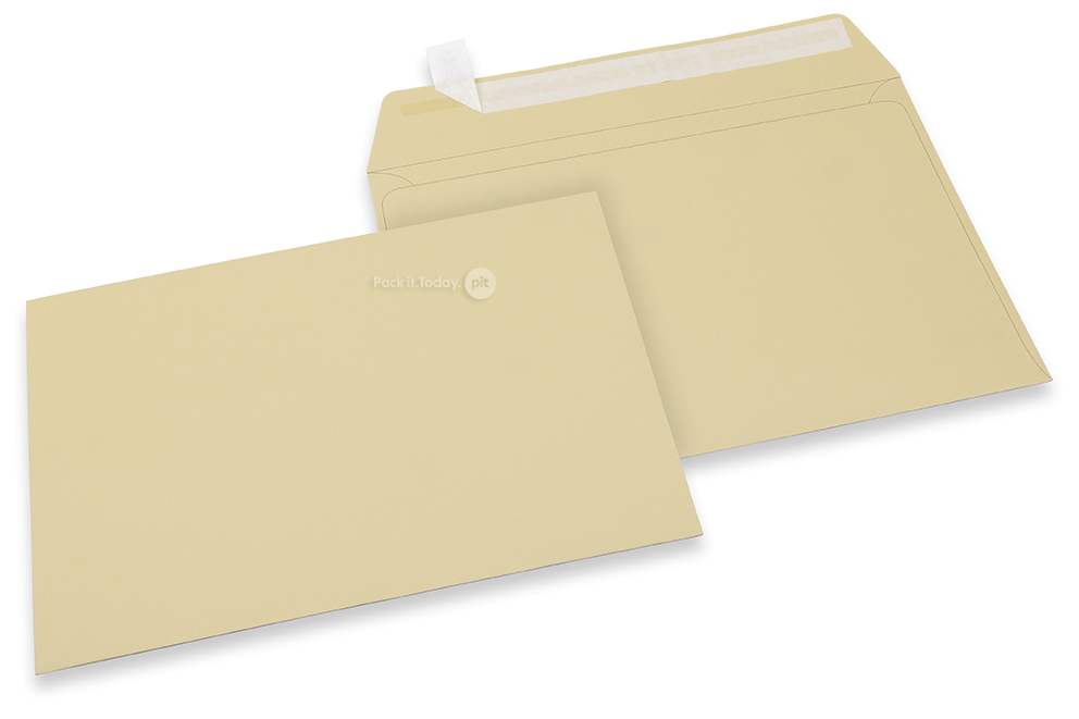 162 x 229 mm - Camel gekleurde enveloppen papier
