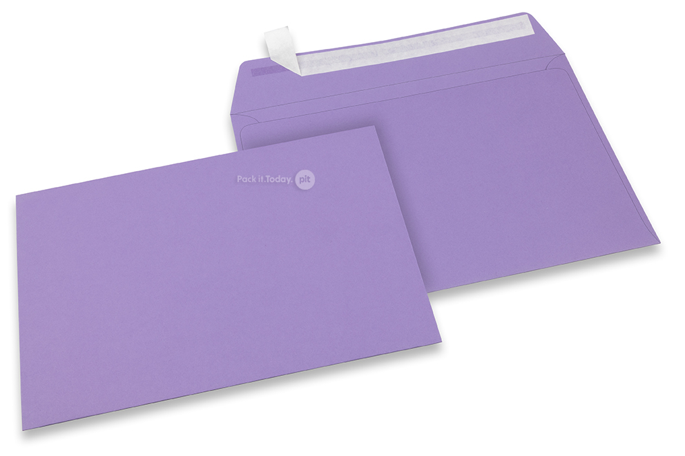 162 x 229 mm - Paars gekleurde enveloppen papier