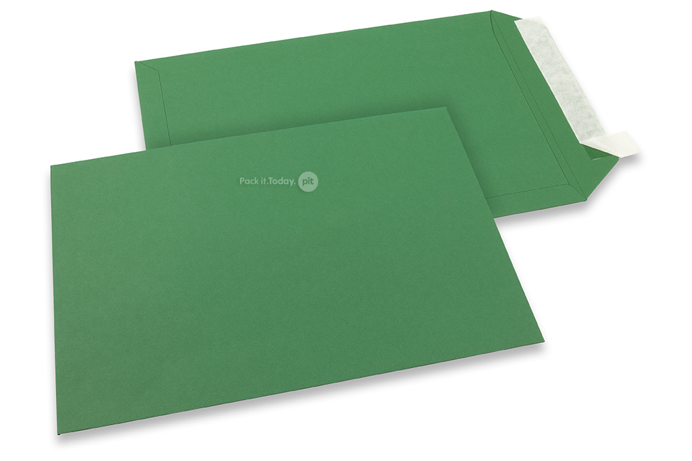 229 x 324 mm - Donkergroen gekleurde enveloppen papier