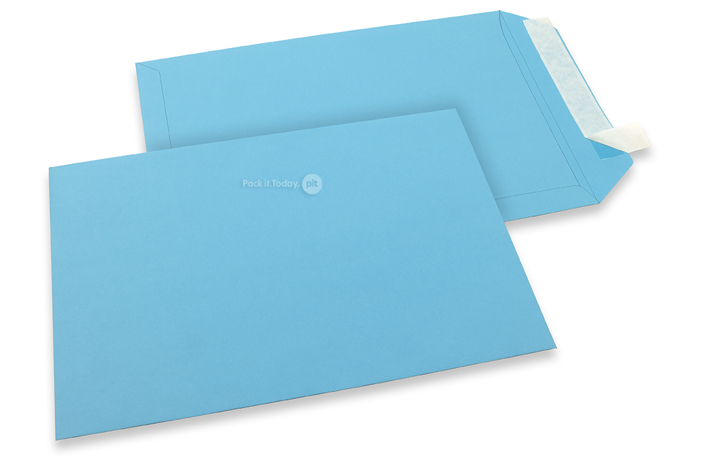 229 x 324 mm - Hemelsblauw gekleurde enveloppen papier