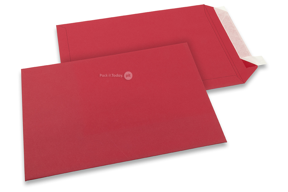 229 x 324 mm - Rood gekleurde enveloppen papier