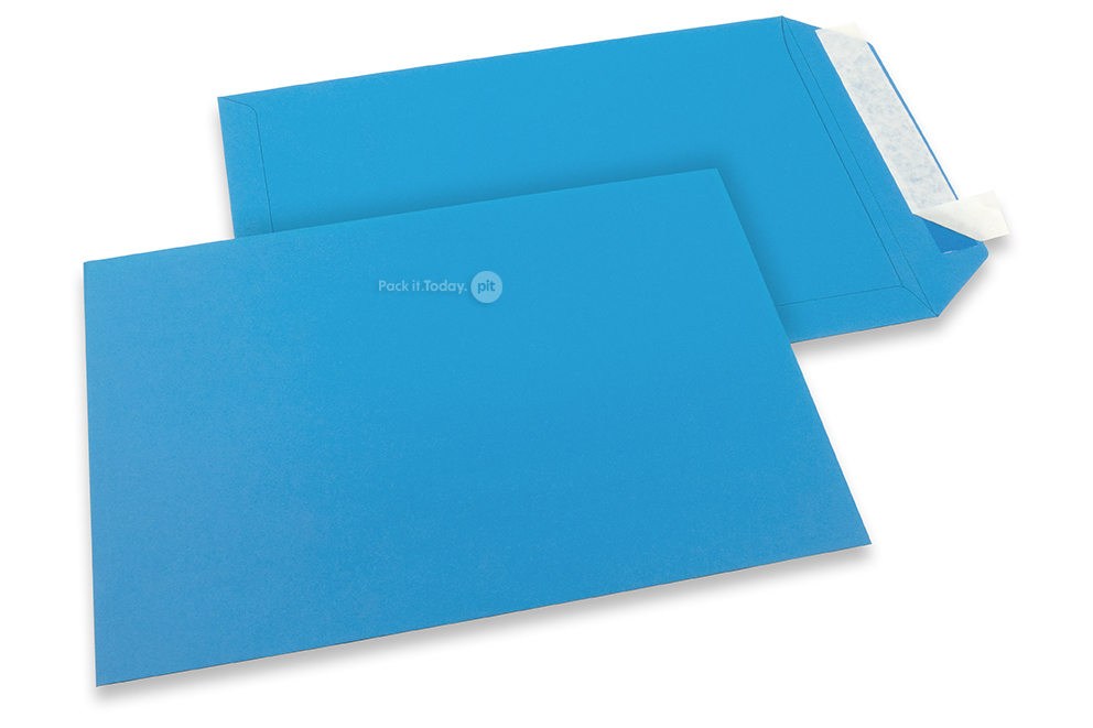 229 x 324 mm - Oceaanblauw gekleurde enveloppen papier