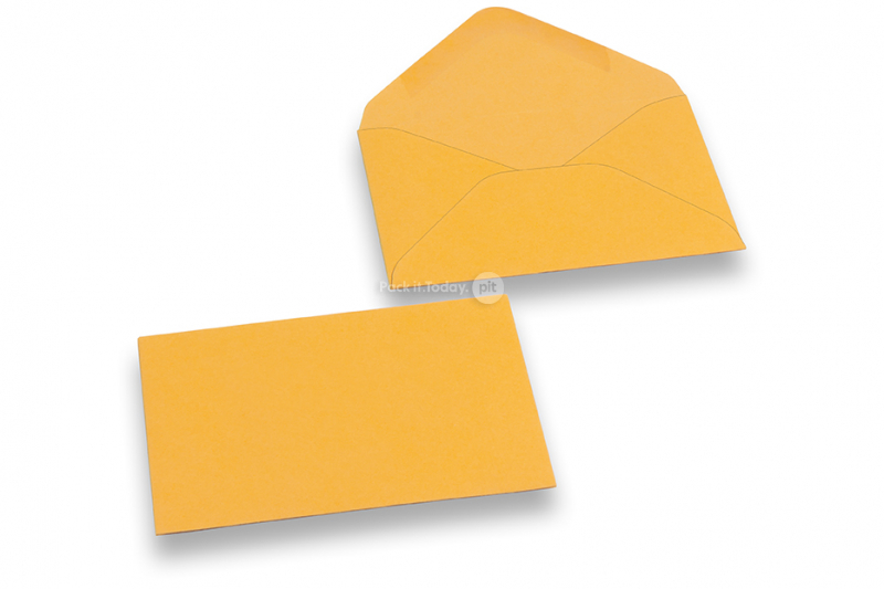 Goudgele mini envelopjes