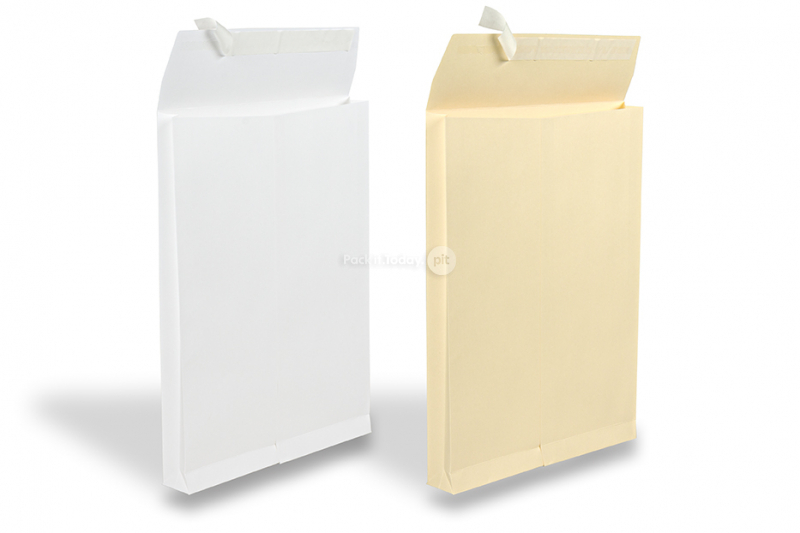 Pochettes à soufflet avec fond renforcé