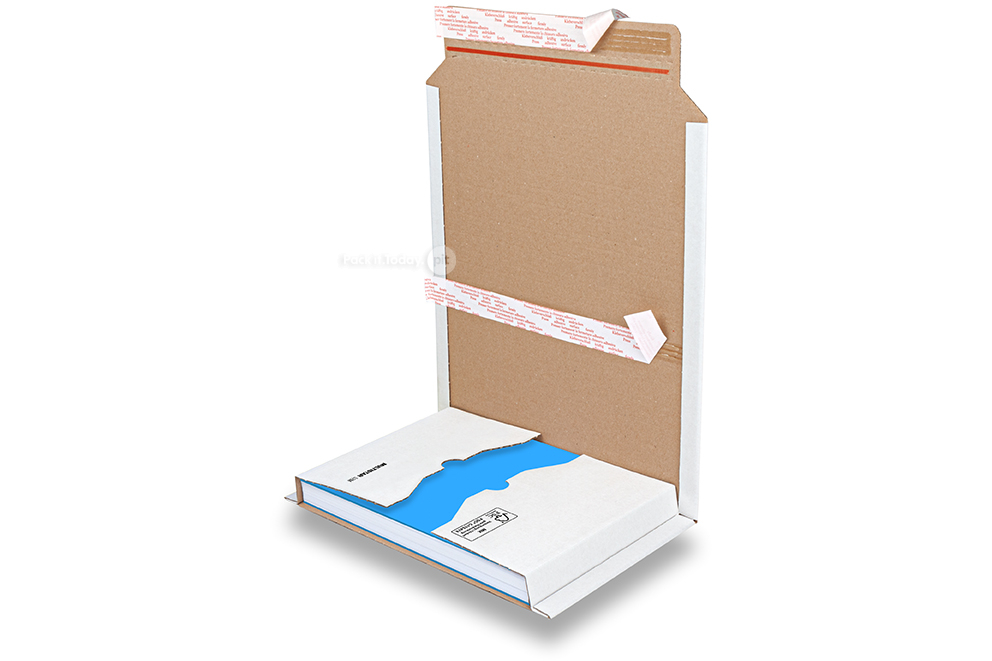 Emballages livres - envelopper l'emballage autour du livre - blanc
