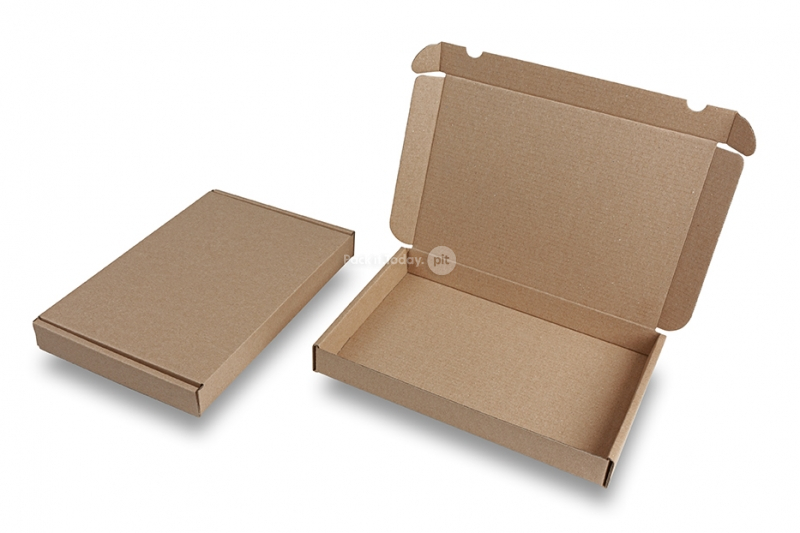 Postdozen met bovenklep - bruin