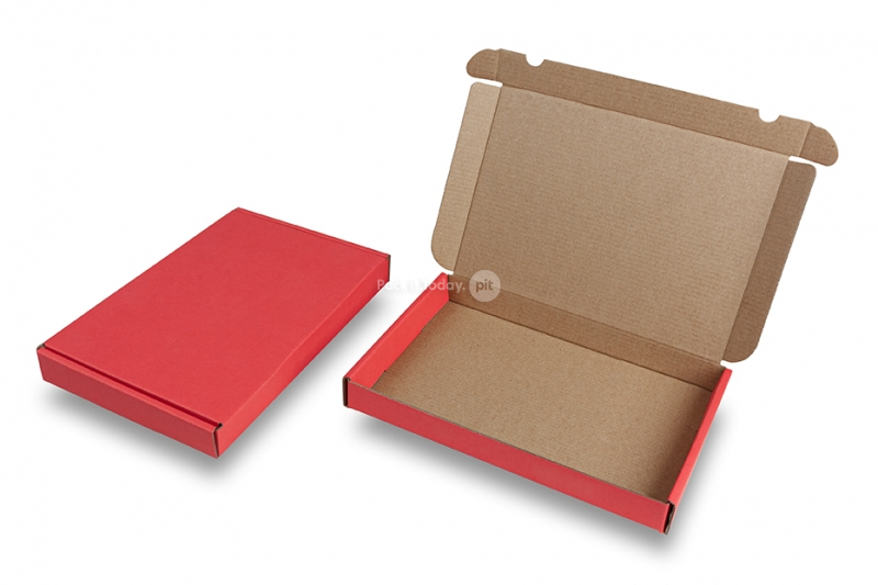 Postdozen met bovenklep - rood