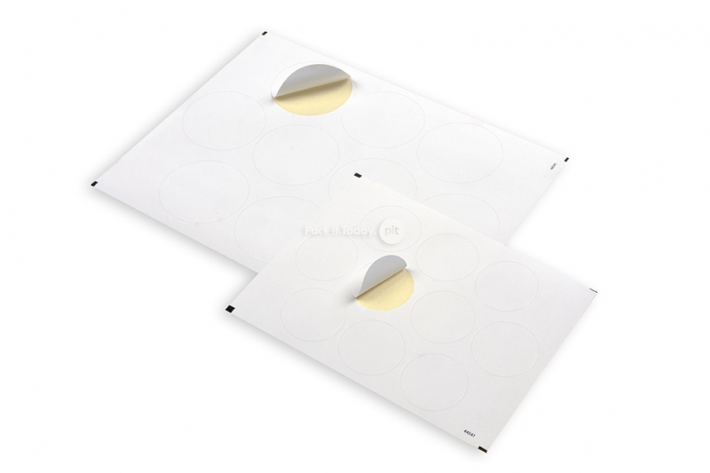 Pastilles adhésives brillantes - blanc