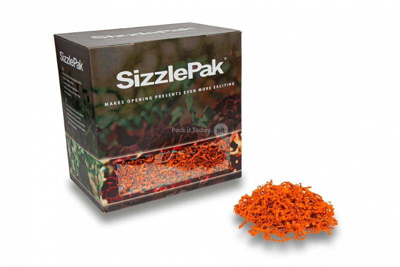 Opvulmateriaal SizzlePak - Oranje (1.25 kg), 80 grams papier