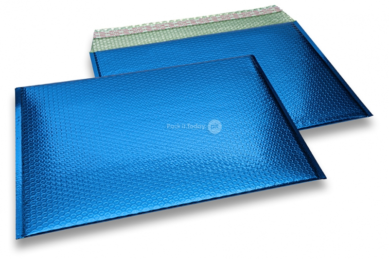 Luchtkussen enveloppen ECO metallic - donkerblauw 320 x 425 mm