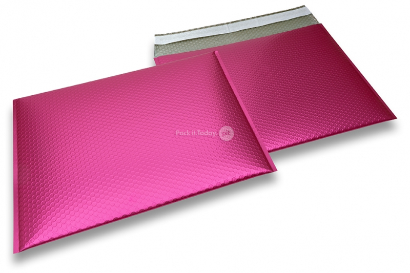 Luchtkussen enveloppen ECO mat metallic - roze 320 x 425 mm