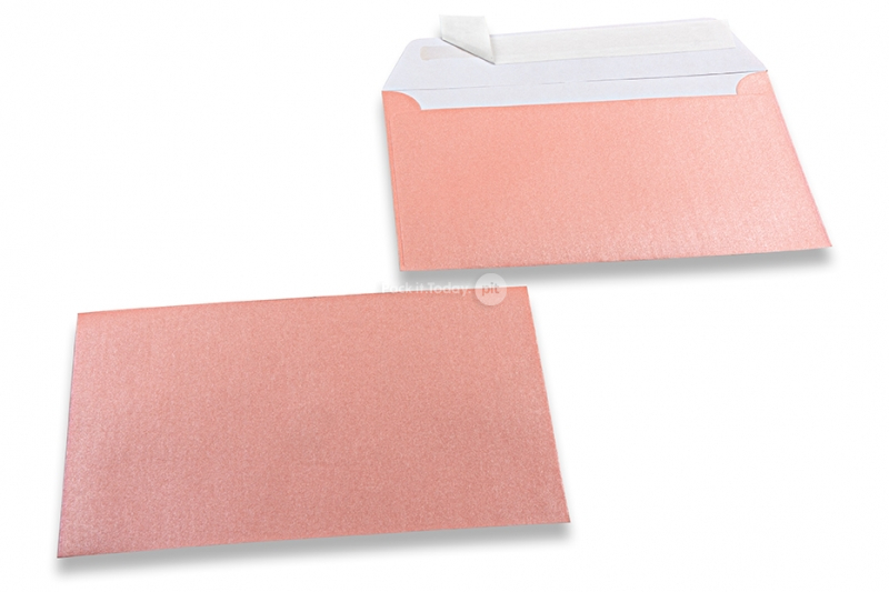 Enveloppes de couleurs nacrées - Rose bébé, 114 x 162 mm