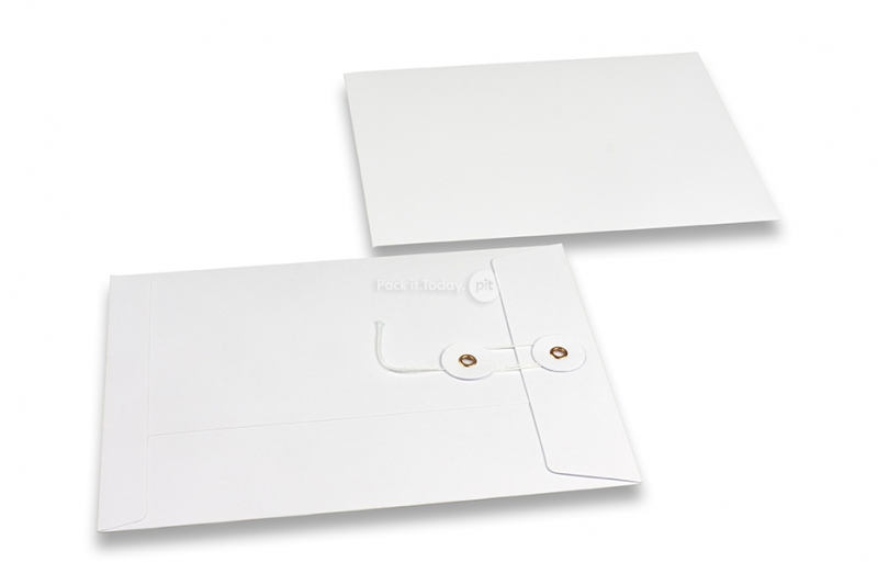 Enveloppen met Japanse sluiting - 162 x 229 mm, wit