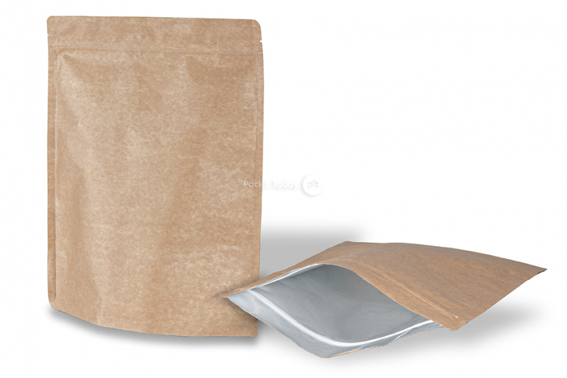 Sachets kraft brun - 250 x 340 x 120 mm, 3000 ml