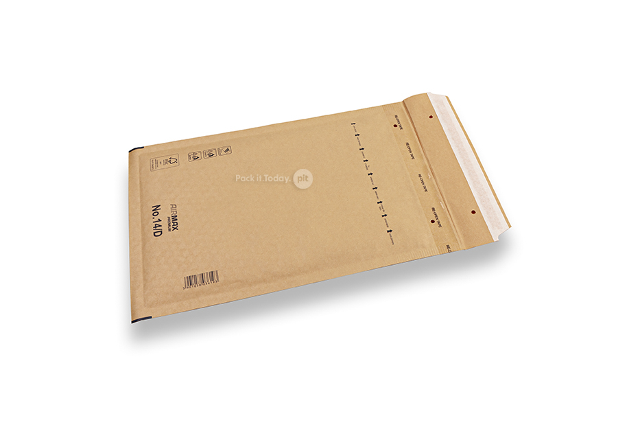 Enveloppes à bulles kraft marron (80 grs.) - 180 x 265 mm (D14)