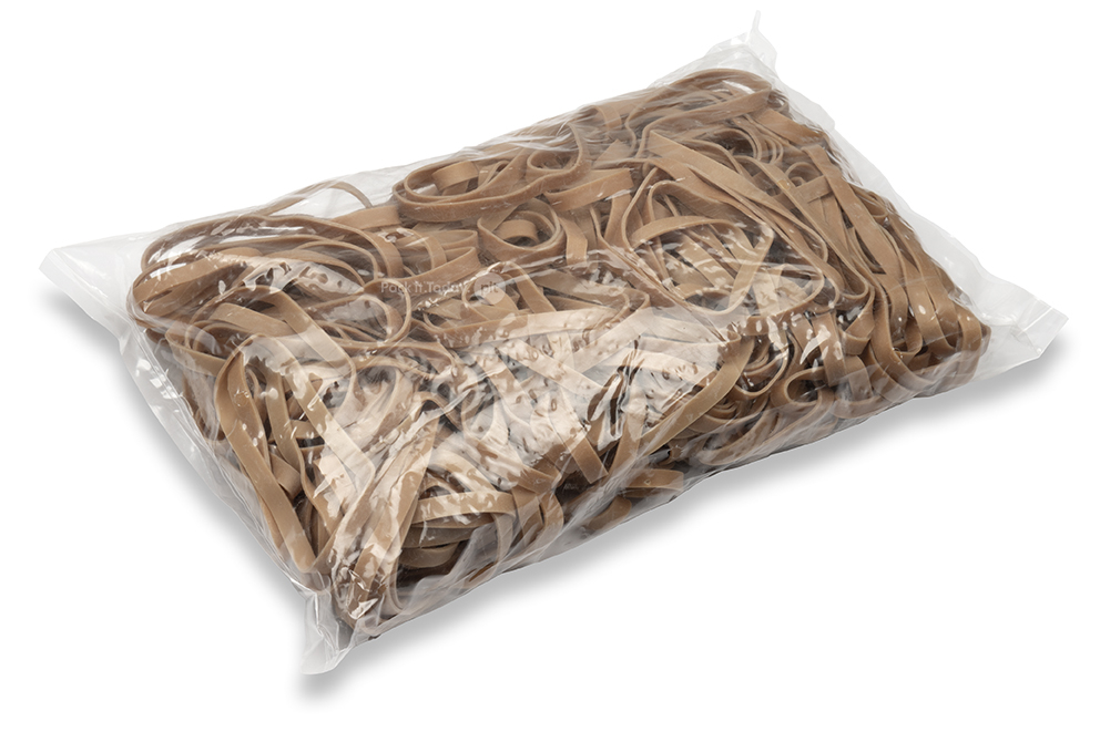 Elastiekjes - zak, 1000 gram (breed)
