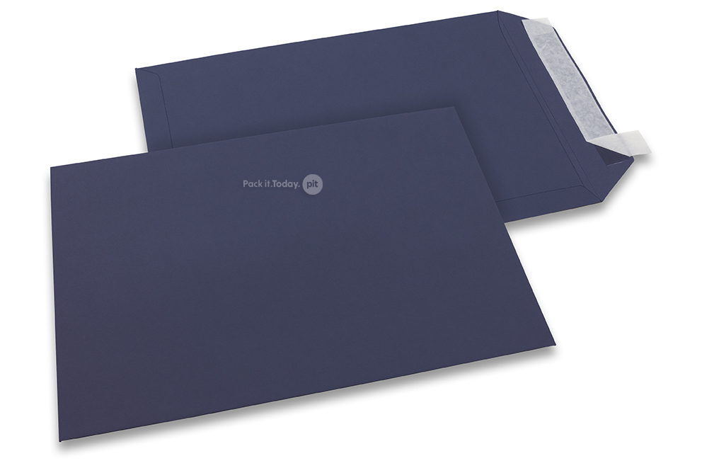 229 x 324 mm - Donkerblauw gekleurde enveloppen papier