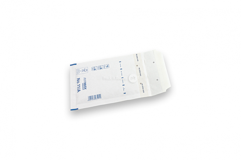 Witte luchtkussen enveloppen (80 grs.) - 100 x 165 mm