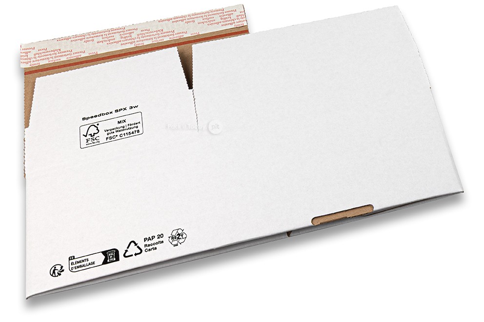 Autolockdoos - wit, 213 x 153 x 109 mm - SPX3