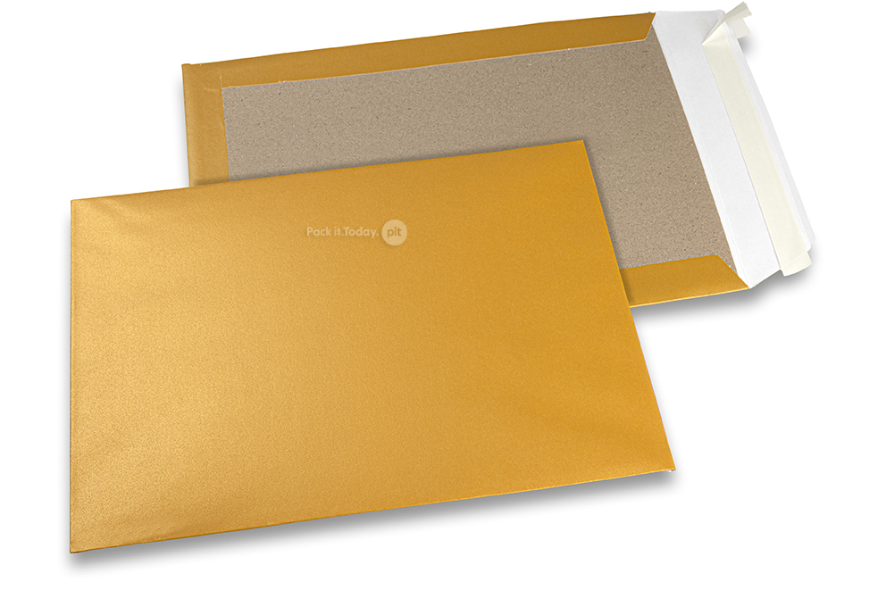 Bordrug enveloppen gekleurd - Goud, 229 x 324 mm