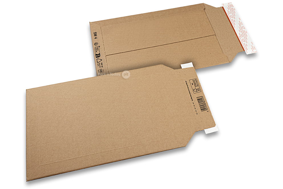 Golfkartonnen enveloppen - 245 x 345 mm, SW4
