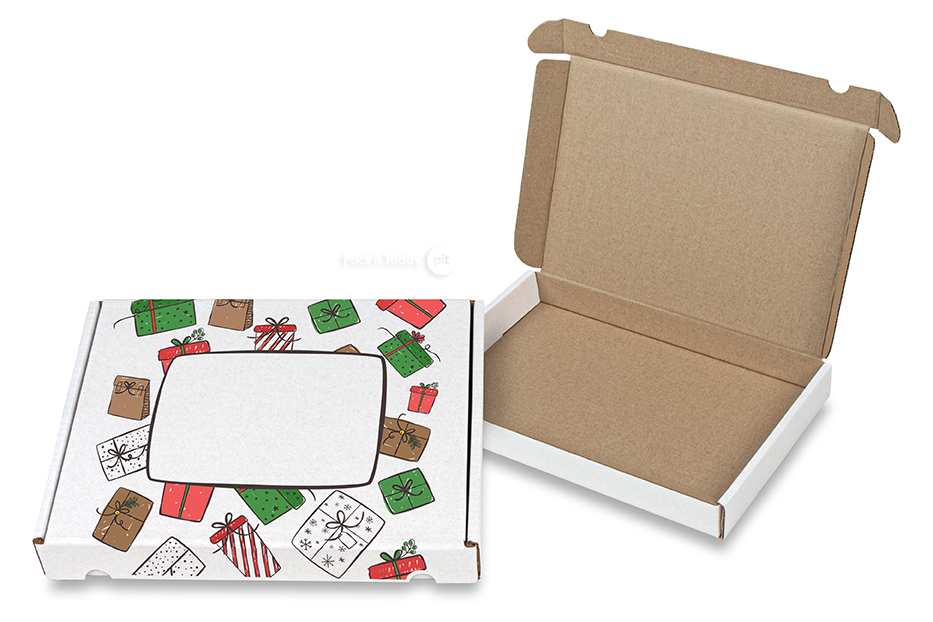 Postdoosjes kerst - Cadeaus - 230 x 160 x 26 mm
