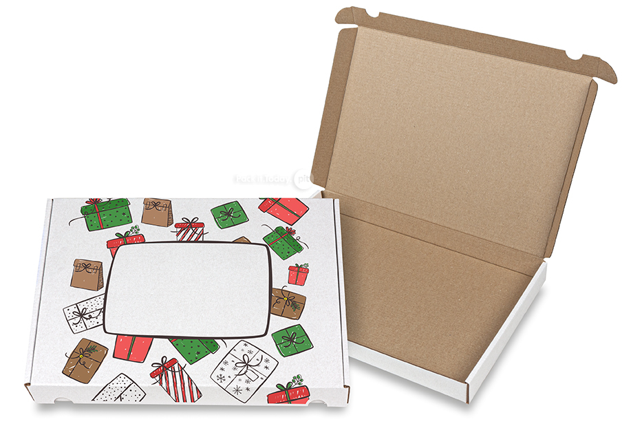Postdoosjes kerst - Cadeaus - 310 x 220 x 26 mm